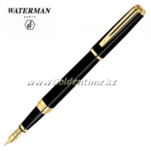 Ручка Waterman Exception Slim Black Lacqu GT S0636930