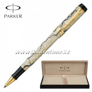 Ручка роллер Parker 'Duofold' Pearl & Black S0767520