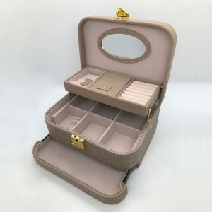 Шкатулка для хранения украшений 099 Бежевый