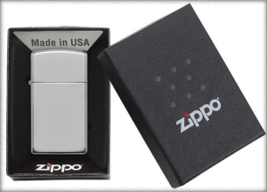 Зажигалка Zippo 1610 Slim High Polished Chrome