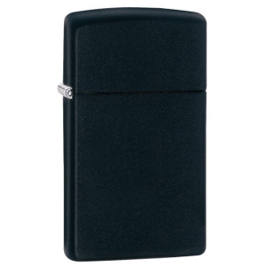 Зажигалка Zippo 1618 Slim Black Matte