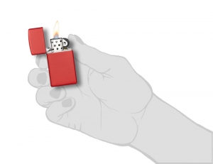 Зажигалка Zippo 1633 Slim Red Matte