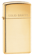 Зажигалка Zippo 1654 Slim High Polish Solid Brass