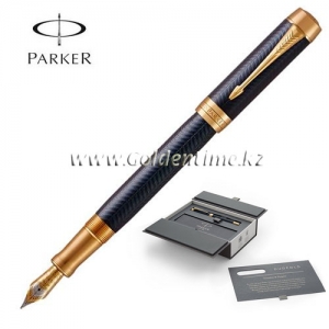 Ручка перьевая Parker 'Duofold' Prestige Blue Chevron 1931369