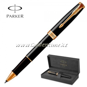 Ручка роллер Parker 'Sonnet' Black Lacquer GT 1931496