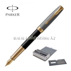 Ручка перьевая Parker 'Sonnet' Chiselled and Black 1931537