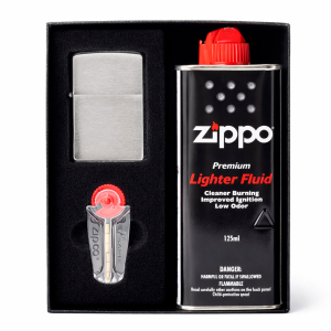 Набор Zippo 200-Set Brushed Chrome