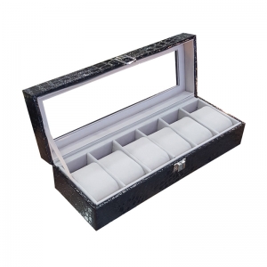 Шкатулка для хранения часов на 6 шт. Croco COFFEE
