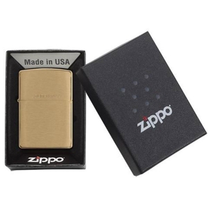 Зажигалка  Zippo 204 Brushed Brass