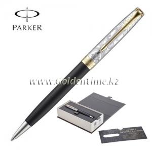 Ручка шариковая Parker 'Sonnet' Impression Matte Black 2054837