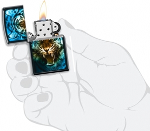Зажигалка  Zippo 218.CI400583 DIGITAL TIGER