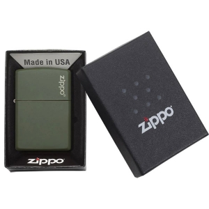 Зажигалка Zippo 221ZL Green Matte Logo