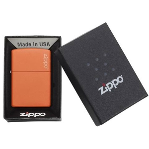 Зажигалка Zippo 231ZL Orange Matte Logo