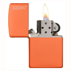 Зажигалка Zippo 231ZL Orange Matte Logo