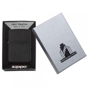 Зажигалка Zippo 28582 1941 Replica™ Black Crackle