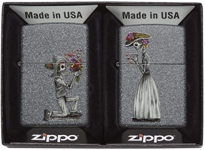 Набор зажигалок Zippo 28987 Day of Dead Skulls Set