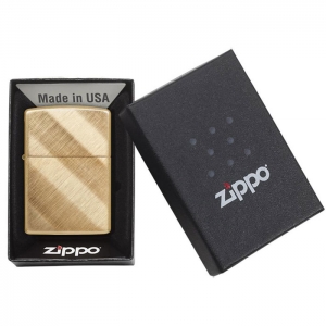 Зажигалка Zippo 29675 Diagonal Wave Brass