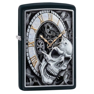 Зажигалка Zippo 29854 Skull Clock Design