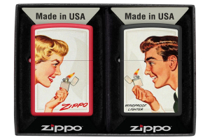 Зажигалки Zippo 46295 Vintage Ad Lighter Set
