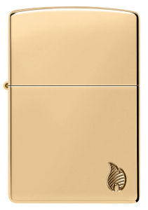 Зажигалка Zippo 46397 High Polish Brass Flame Design