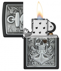 Зажигалка  Zippo 48122 218 Skull Anchor Emblem Design