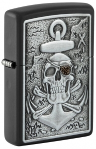 Зажигалка  Zippo 48122 218 Skull Anchor Emblem Design