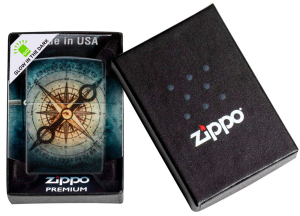 Зажигалка Zippo 48562 Compass Ghost