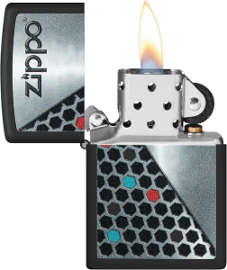 Зажигалка Zippo 48709 Hexagon Design