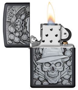 Зажигалка Zippo 49183 Gambling Skull