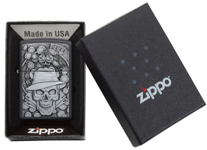 Зажигалка Zippo 49183 Gambling Skull
