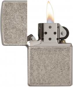 Зажигалка Zippo Armor Antique Silver Plate 28973
