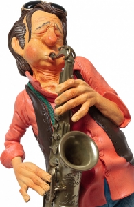 Фигурка Guillermo Forchino "Саксофонист" FO85518