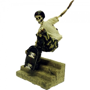 Статуэтка "Скелет скейтбордист" WU72431AA