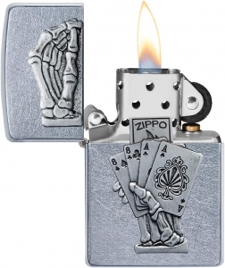 Зажигалка Zippo Dead Mans Hand Emblem 49536