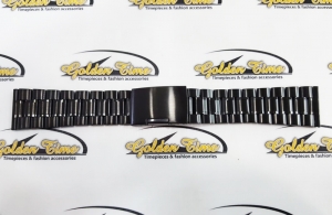 Браслет для часов черный 18 мм.