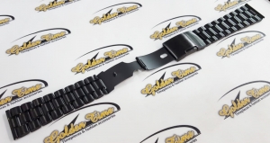 Браслет для часов черный 18 мм.