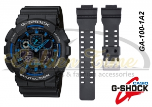 Ремешок пластиковый для часов Casio G-SHOCK GA-100-1A2