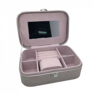 Шкатулка для украшений Роза Серебристый