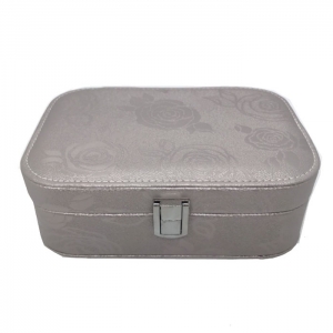 Шкатулка для украшений Роза Серебристый