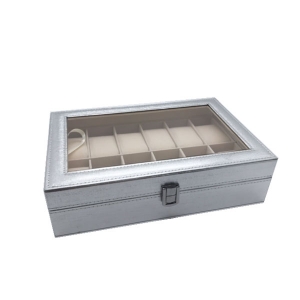 Шкатулка для хранения часов 12 шт. Silver