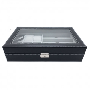 Шкатулка для хранения часов и очков Black