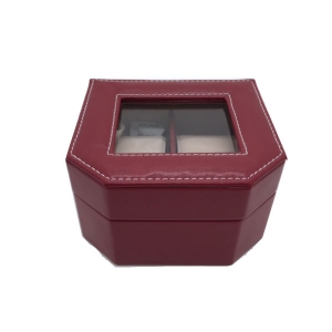 Шкатулка для хранения часов  красная 2 шт.