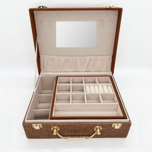 Шкатулка для хранения украшений 683-Карамельный 