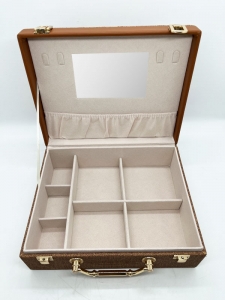 Шкатулка для хранения украшений 683-Карамельный 