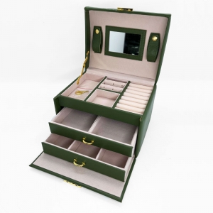 Шкатулка для хранения украшений 610-Оливковый