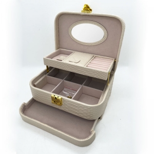Шкатулка для хранения украшений 099-Молочный