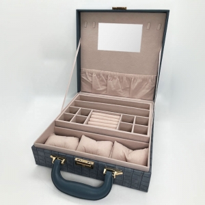 Шкатулка для хранения украшений E-235-Индиго