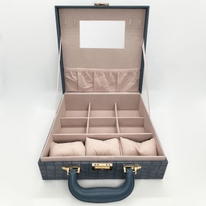 Шкатулка для хранения украшений E-235-Индиго