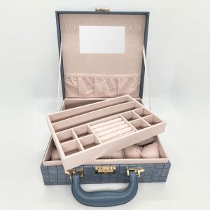 Шкатулка для хранения украшений E-235-Индиго