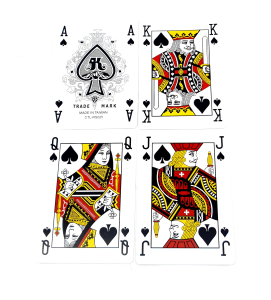 Карты игральные пластиковые Royal (черная рубашка) CTL-RS025 Black